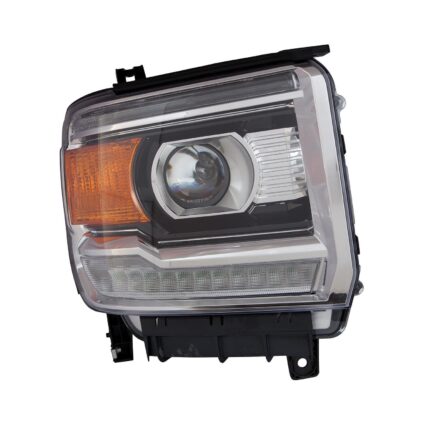 Headlight Assembly Composite Right HID 1st Design CAPA for GMC Sierra 2500 HD Sierra 3500 HD