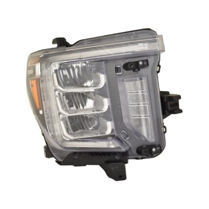 Headlight Assembly Composite Right w/LED Signal Lamp for GMC Sierra 2500 HD Sierra 3500 HD