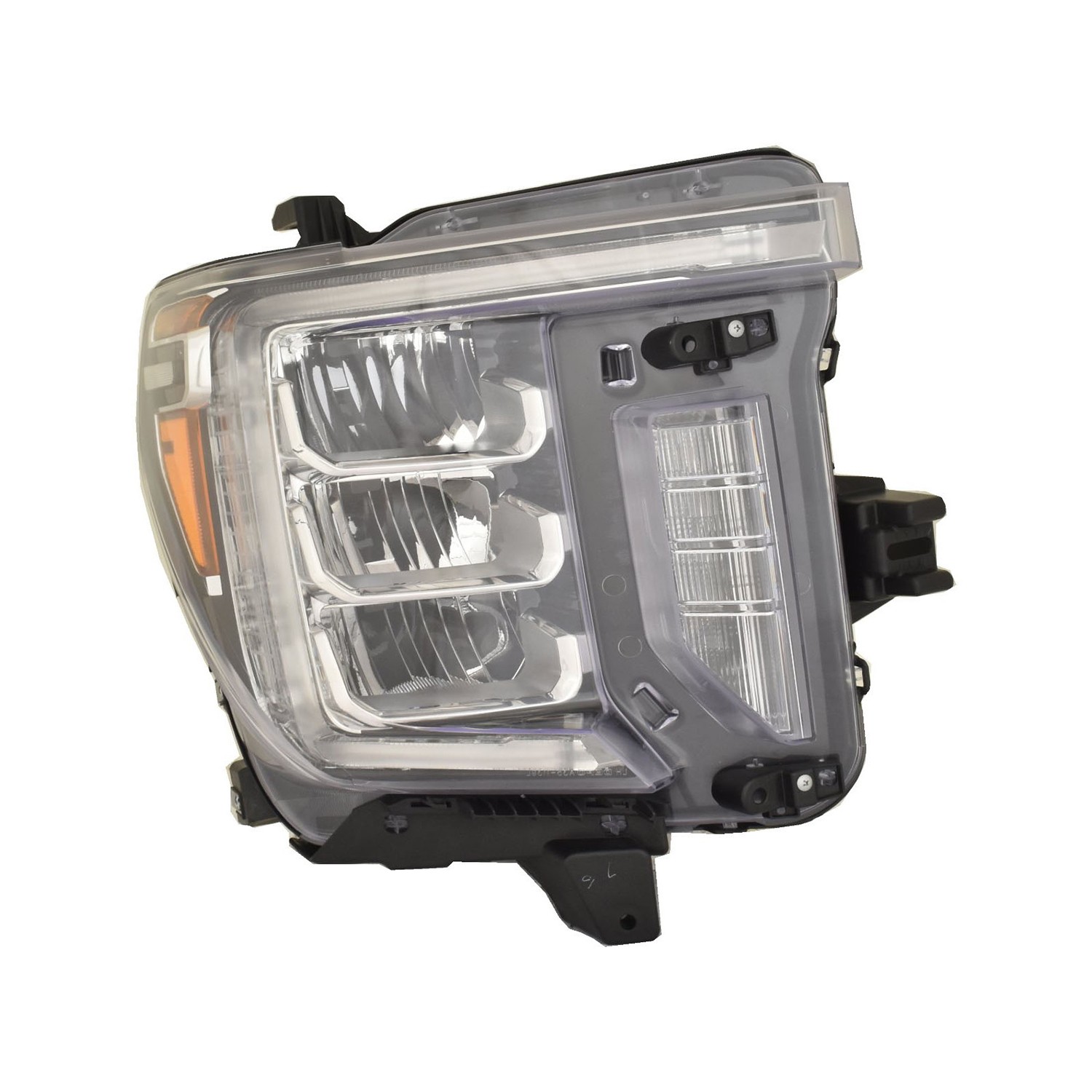 Headlight Assembly Composite Right w/LED Signal Lamp for GMC Sierra 2500 HD Sierra 3500 HD