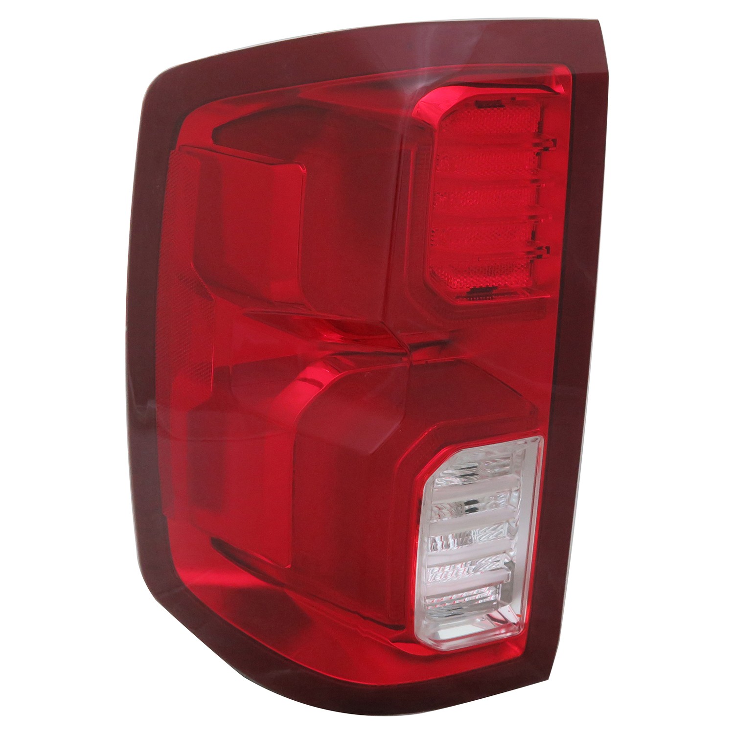 Tail Light Assembly Left w/LED Accent Light w/o Z71 Pkg w/o High Desert Pkg CAPA for Chevrolet Silverado 1500 2016–2018