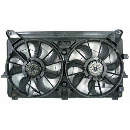 Engine Cooling Fan Assembly w/o Extra Duty Cooling Motor/Blade/Shroud Dual Fan Assembly for Chevrolet Avalanche Silverado 1500 Suburban 1500 Suburban 2500 Tahoe GMC Sierra 1500 Yukon