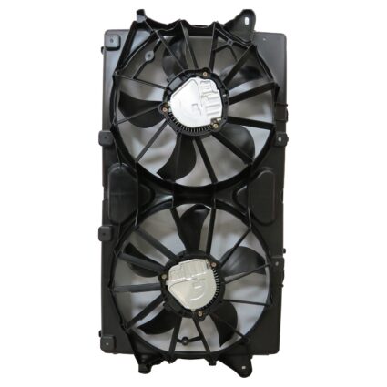 Engine Cooling Fan Assembly Standard Duty Cooling Motor/Blade/Shroud Dual Fan Assy for Cadillac Escalade Escalade ESV Chevrolet Silverado 1500 Silverado 1500 LTD Suburban Tahoe GMC Sierra 1500 Sierra 1500 Limited Yukon Yukon XL