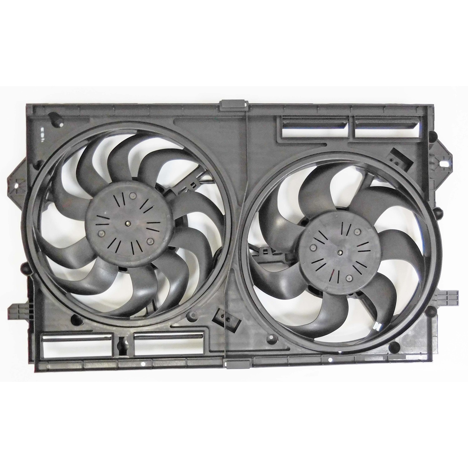 Engine Cooling Fan Assembly Motor/Blade/Shroud Dual Fan Assy for Buick Envision 2016–2020