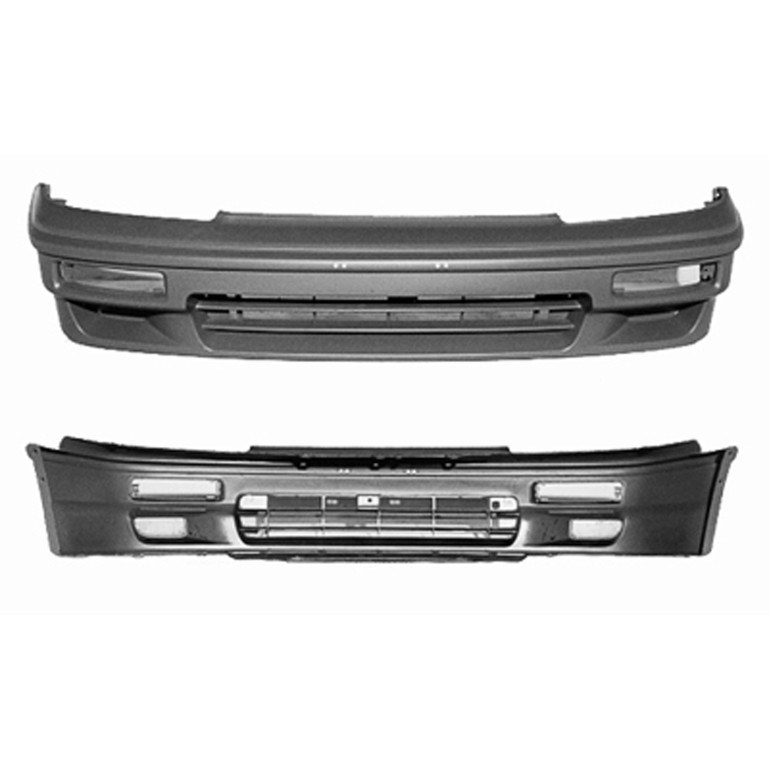 Bumper Cover Front Primed for Honda CRX 1990–1991