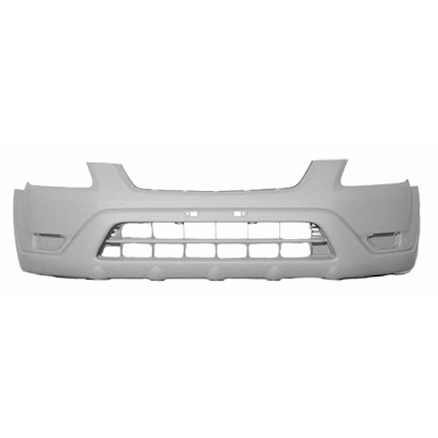 Bumper Cover Front Matte-Gray/Black Grained Finish USA Market CAPA for Honda CR-V 2002–2004