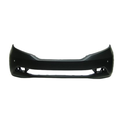 Bumper Cover Front w/Parking Sensor Primed CAPA for Honda Odyssey Touring Elite Touring 2011–2017