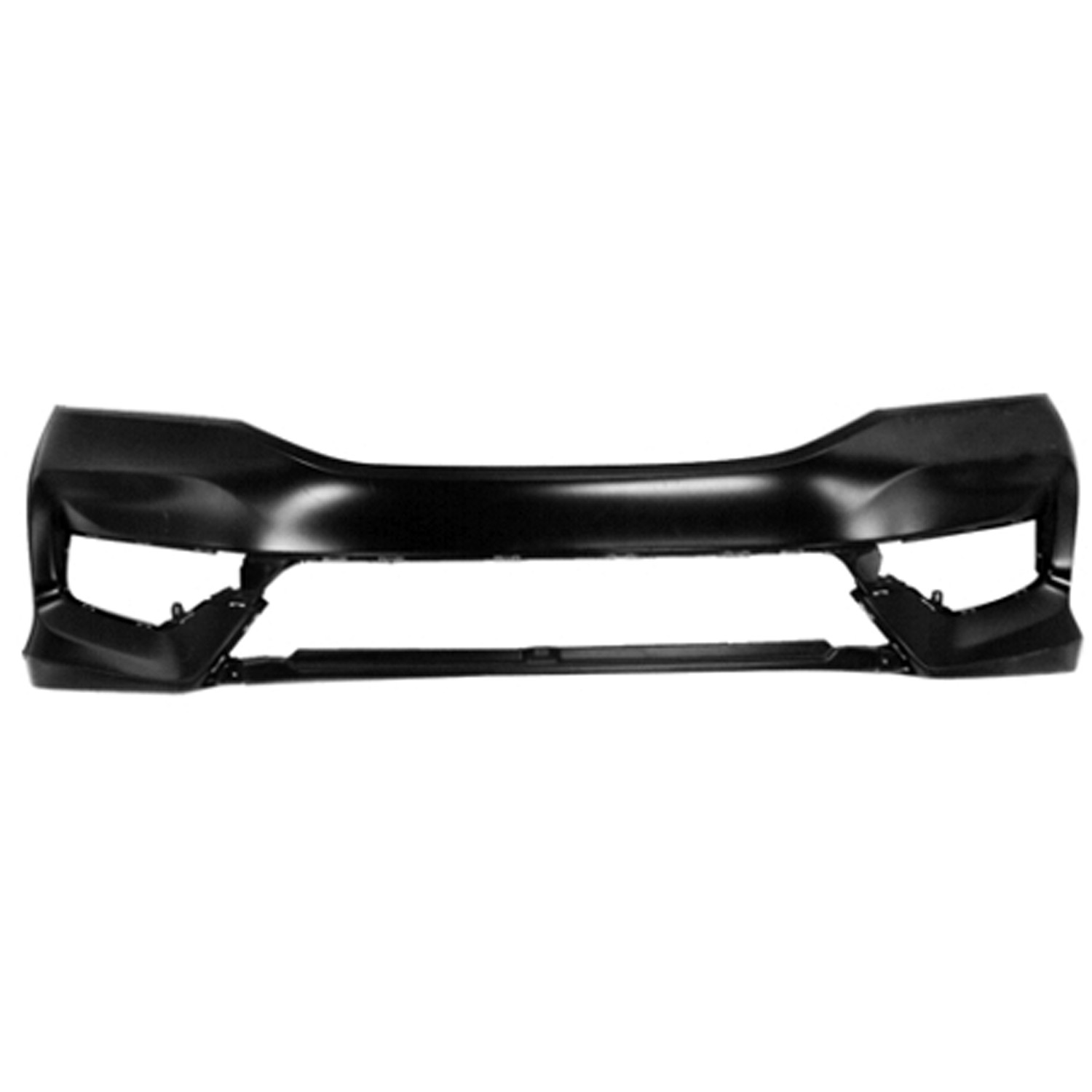 Bumper Cover Front w/o Parking Sensors Primed for Honda Accord Sedan 2016–2017