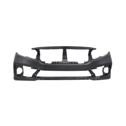Bumper Cover Front Primed North America Built CAPA for Honda Civic Sedan Coupe LX Sport Plus Sport EX EX-L Touring DX Si 2019–2021