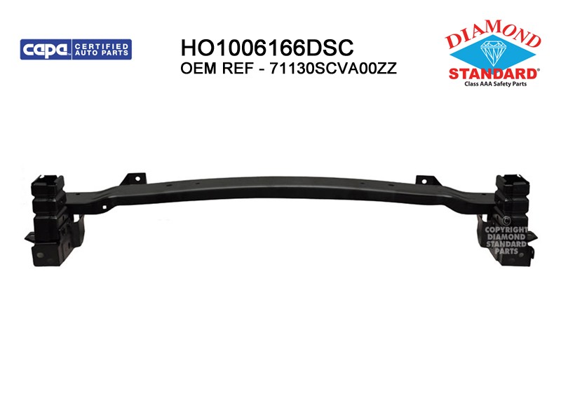 Bumper Cover Reinforcement Front CAPA for Honda Element 2003–2008