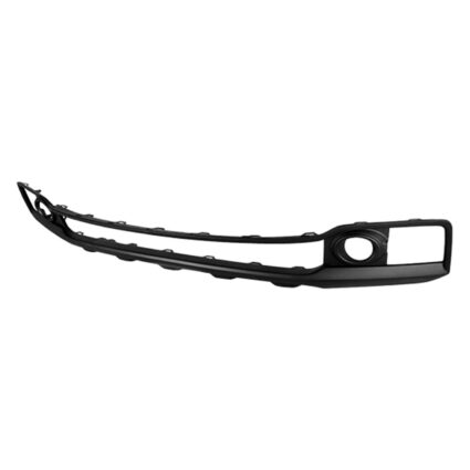 Bumper Insert Front w/o Fog Lamps Center Garnish/Lower Grille Surround Matte Dark Gray CAPA for Honda Ridgeline 2017–2020