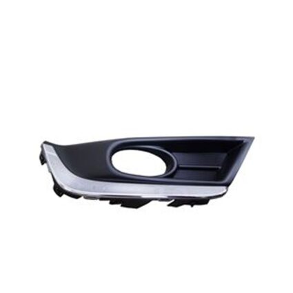 Bumper Insert Front Right Fog Lamp Bezel w/Fog Lamps Chrome Trim for Honda CR-V 2017–2019
