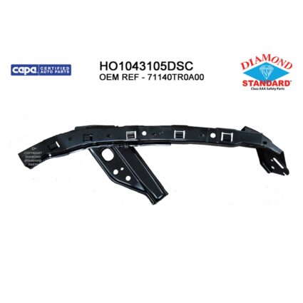Bumper Cover Support Front Right Upper CAPA for Honda Civic Hybrid-L Hybrid 2012–2015