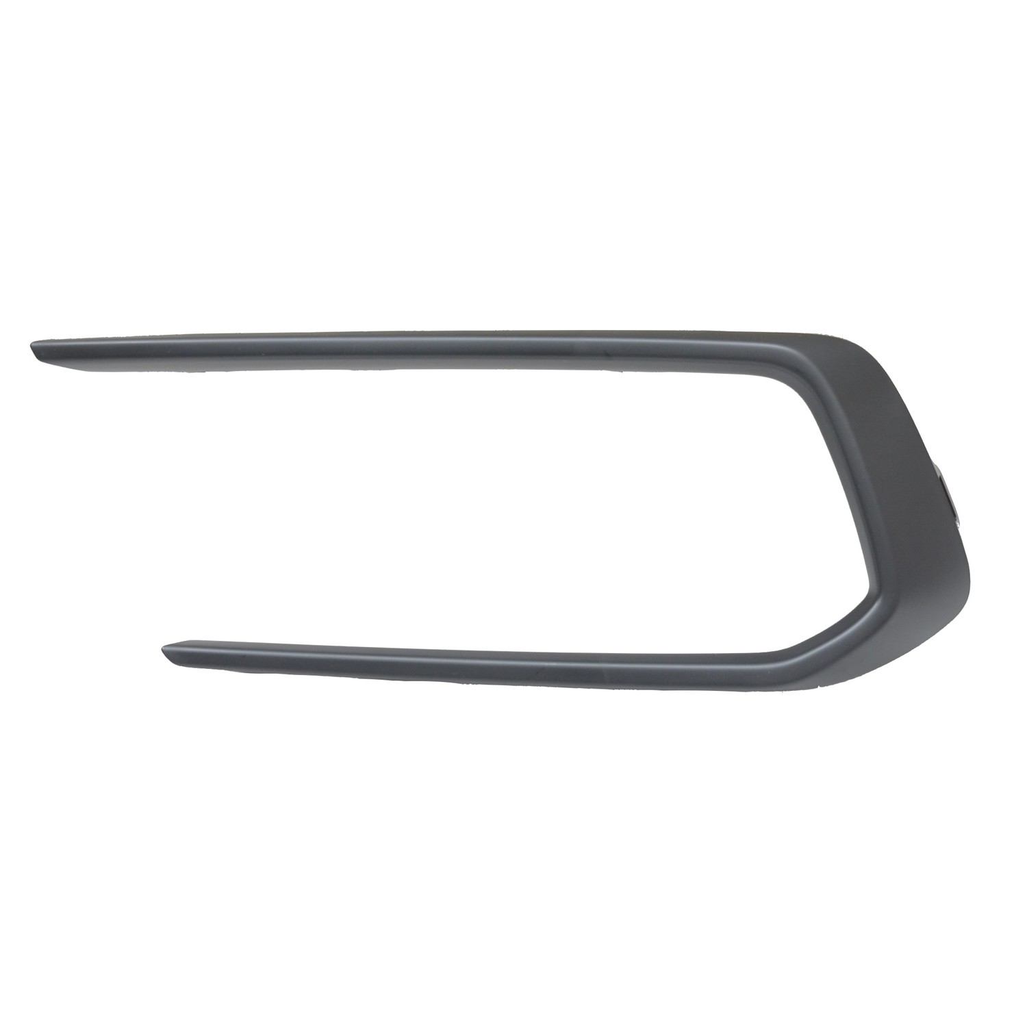 Bumper Cover Molding Front Left Side Garnish Matte Black for Honda Passport 2019–2021