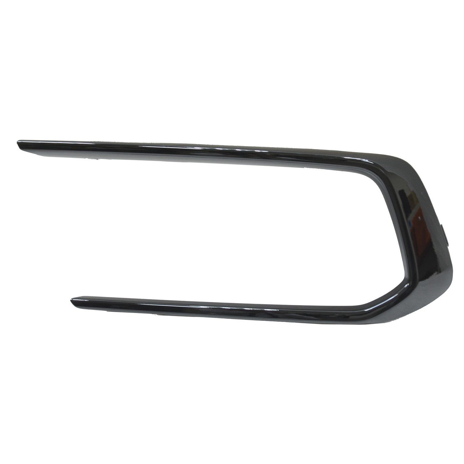 Bumper Cover Molding Front Left Side Garnish Gloss Black for Honda Passport 2019–2021