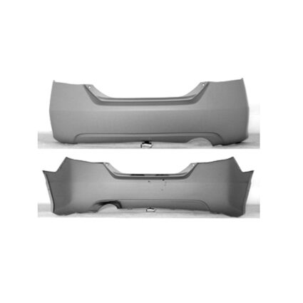 Bumper Cover Rear Primed for Honda Civic Coupe LX EX DX Si GX EXS LXS DX-G MUGEN Si EX-L LX-S Sport Base 2006–2011