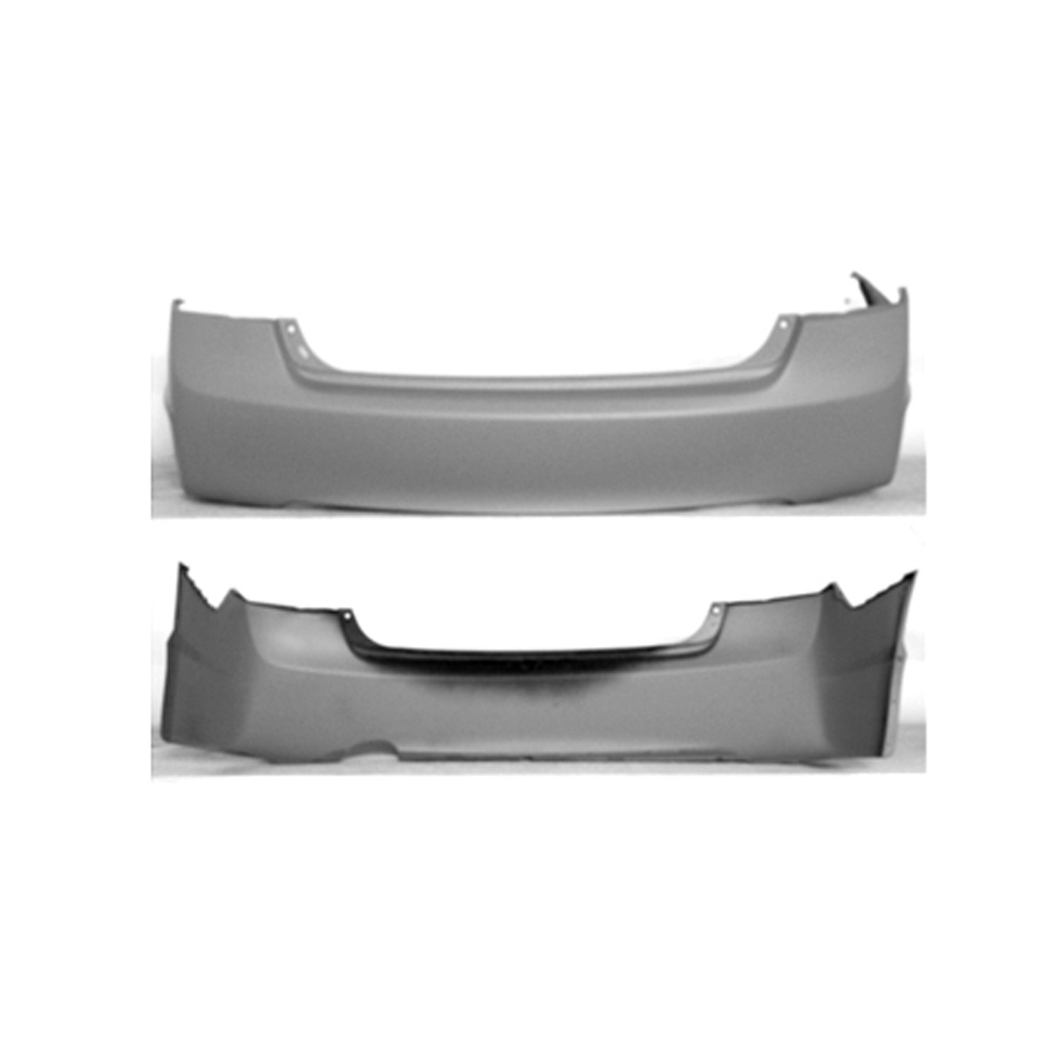 Bumper Cover Rear Primed for Honda Civic Hybrid LX EX GX DX EXS LXS EX-L DX-G Hybrid-L Sport LX-S 2006–2011