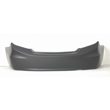 Bumper Cover Rear w/o Park Assist Primed Canada/USA Built CAPA for Honda Civic Hybrid-L Hybrid LX EX GX DX HF EX-L 2012