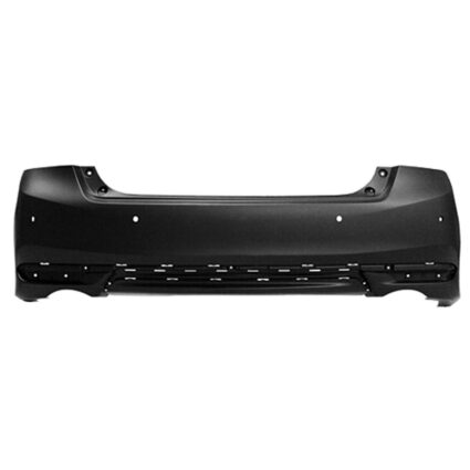 Bumper Cover Rear Dual Exhaust w/Park Assist Primed CAPA for Honda Accord Sedan Touring 2016–2017