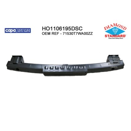 Bumper Cover Reinforcement Rear CAPA for Honda HR-V 2016–2022
