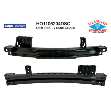 Bumper Cover Reinforcement Rear CAPA for Honda Passport 2019–2025
