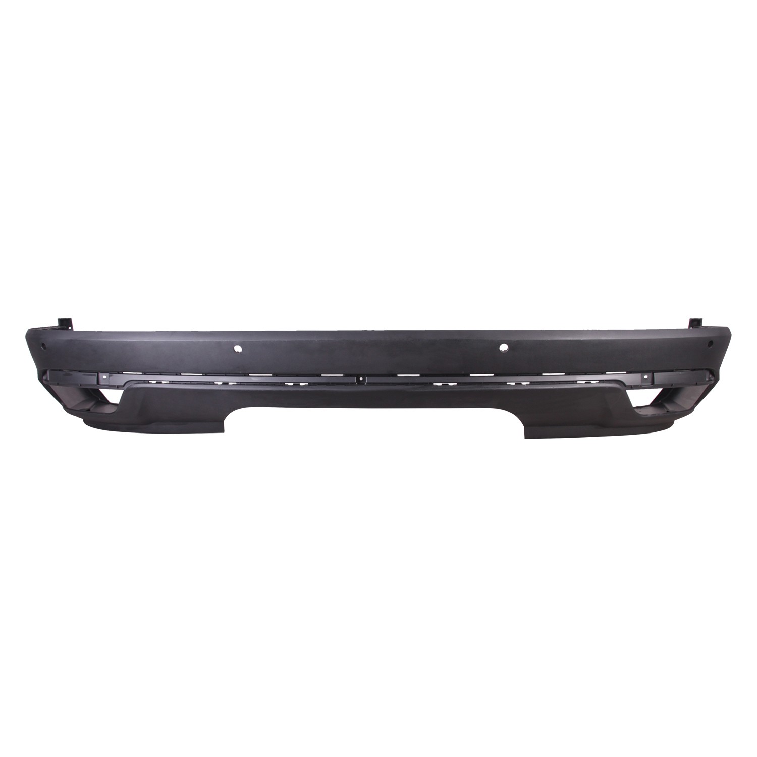 Bumper Cover Rear Lower w/Chrome Strip Textured CAPA for Honda Pilot Touring Elite 2016–2018