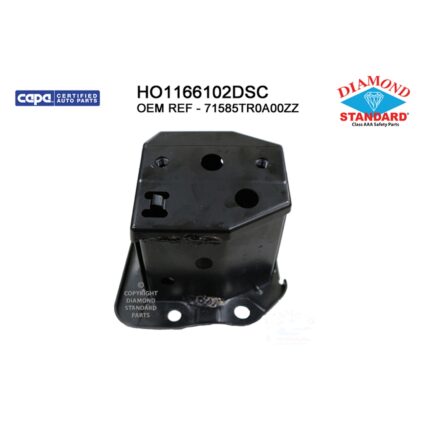 Bumper Bracket Rear Left CAPA for Honda Civic Sedan Coupe 2012–2015