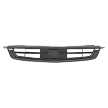 Grille Assembly w/Surround Molding for Honda Civic Coupe Hatchback EX CX DX HX 1996–1998