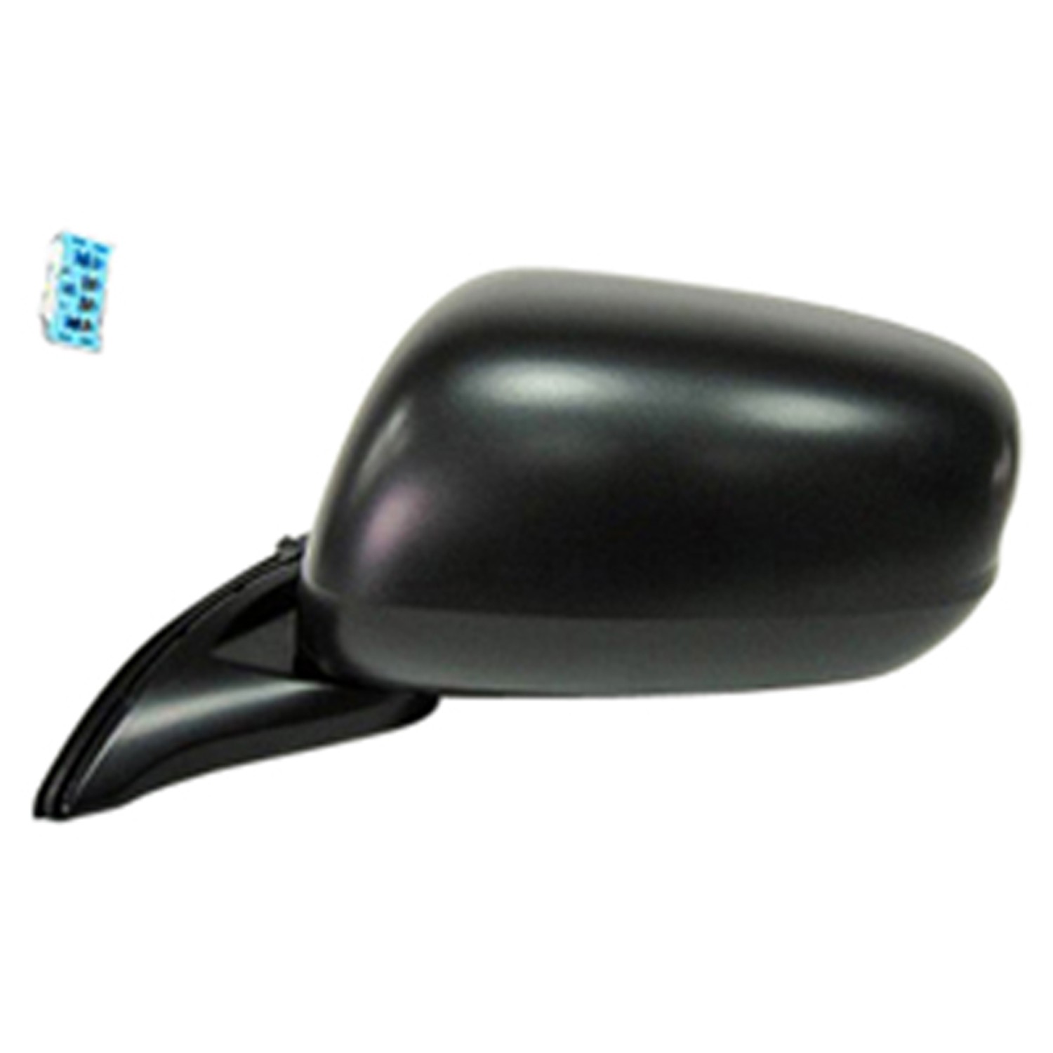 Door Mirror Assembly Left Power Non-Heated w/Cover for Honda Fit 2009–2014