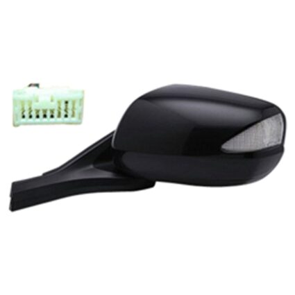 Door Mirror Assembly Left Power Heated Folding w/Signal Lamp for Honda Insight EX 2010–2014