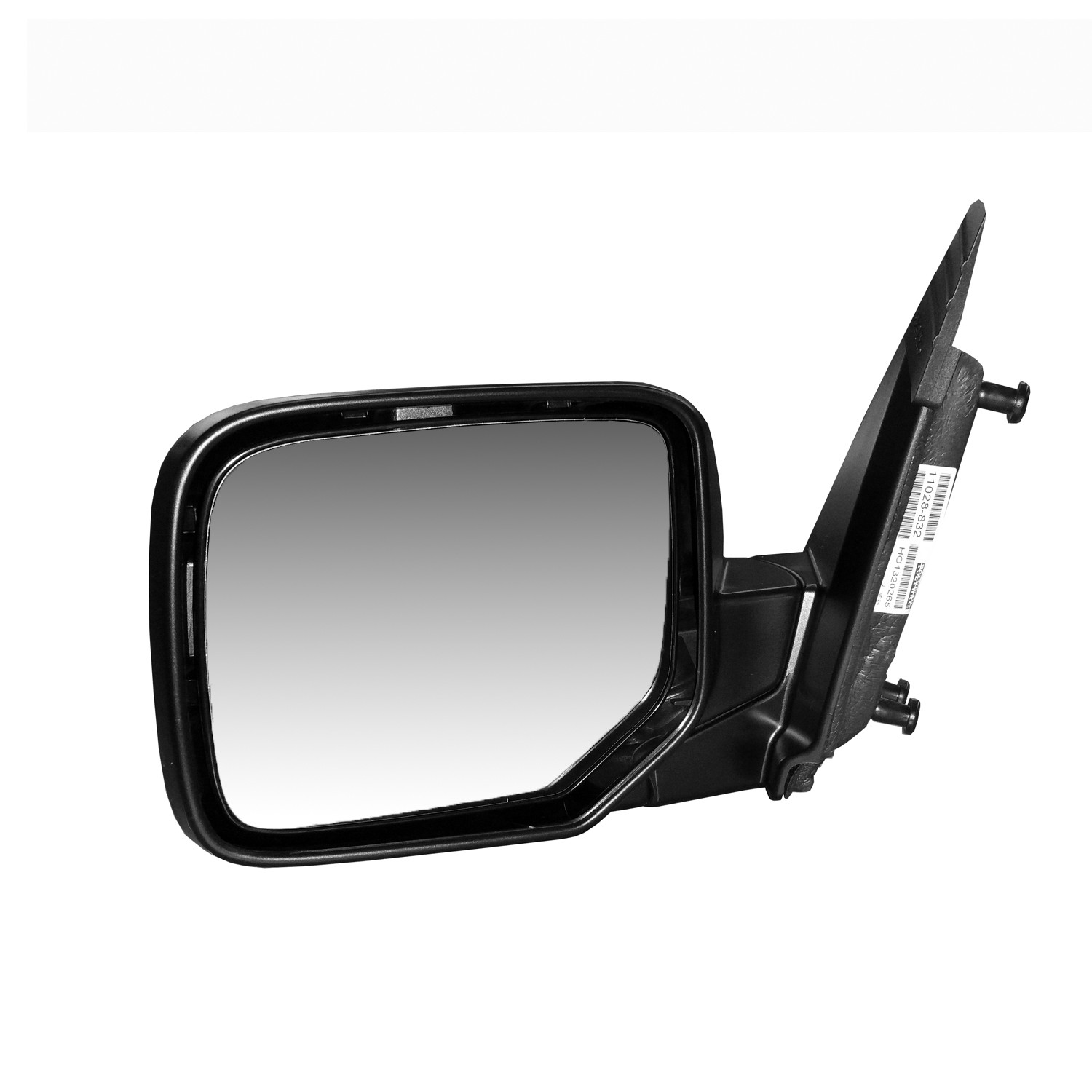 Door Mirror Assembly Left Power Non-Heated w/o Turn Signal Lamps Textured Black for Honda Pilot 2009–2015