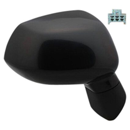 Door Mirror Assembly Right Power Non-Heated for Honda Fit 2007–2008