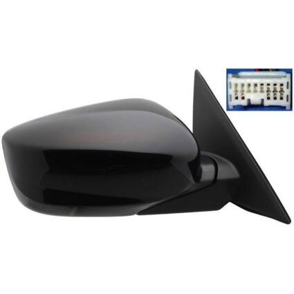 Door Mirror Assembly Right Power Heated w/Memory w/Cover for Honda Accord Crosstour Crosstour