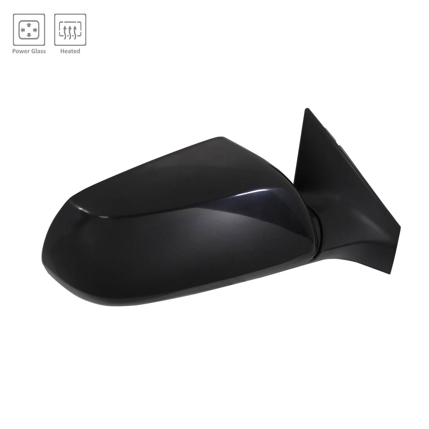 Door Mirror Assembly Right Heated w/o Blind Spot Detection w/o S/V Camera w/Cover for Honda CR-V 2017