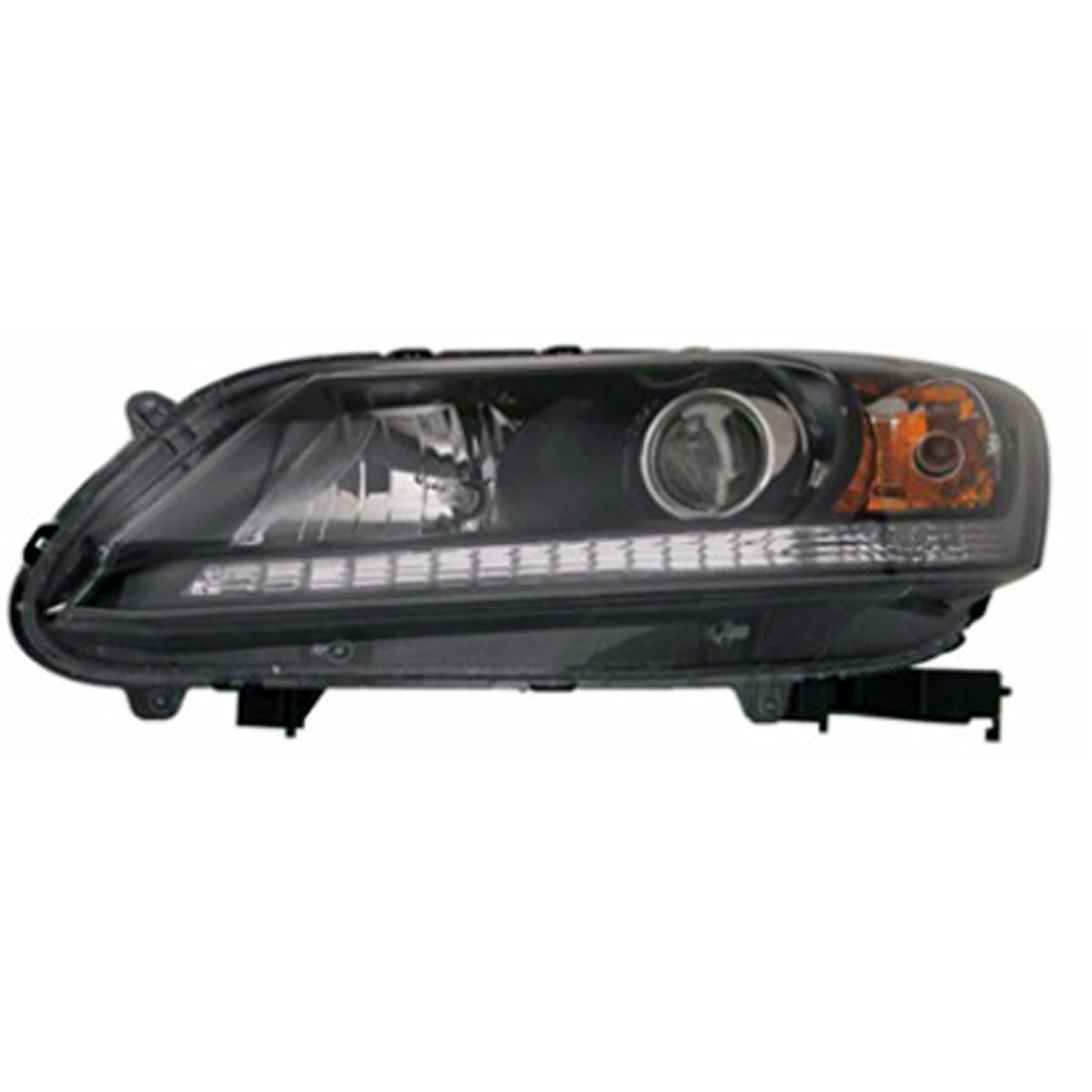 Headlight Assembly Composite Left Halogen for Honda Accord Sedan LX Sport EX EX-L 2013–2015