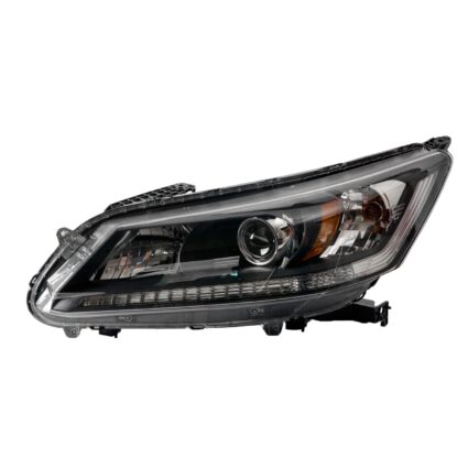 Headlight Assembly Composite Left Halogen for Honda Accord Sedan LX Sport EX EX-L 2013–2015