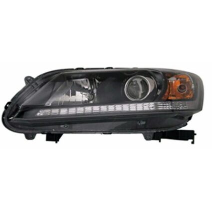 Headlight Assembly Composite Left Halogen for Honda Accord Sedan LX Sport EX EX-L 2013–2015