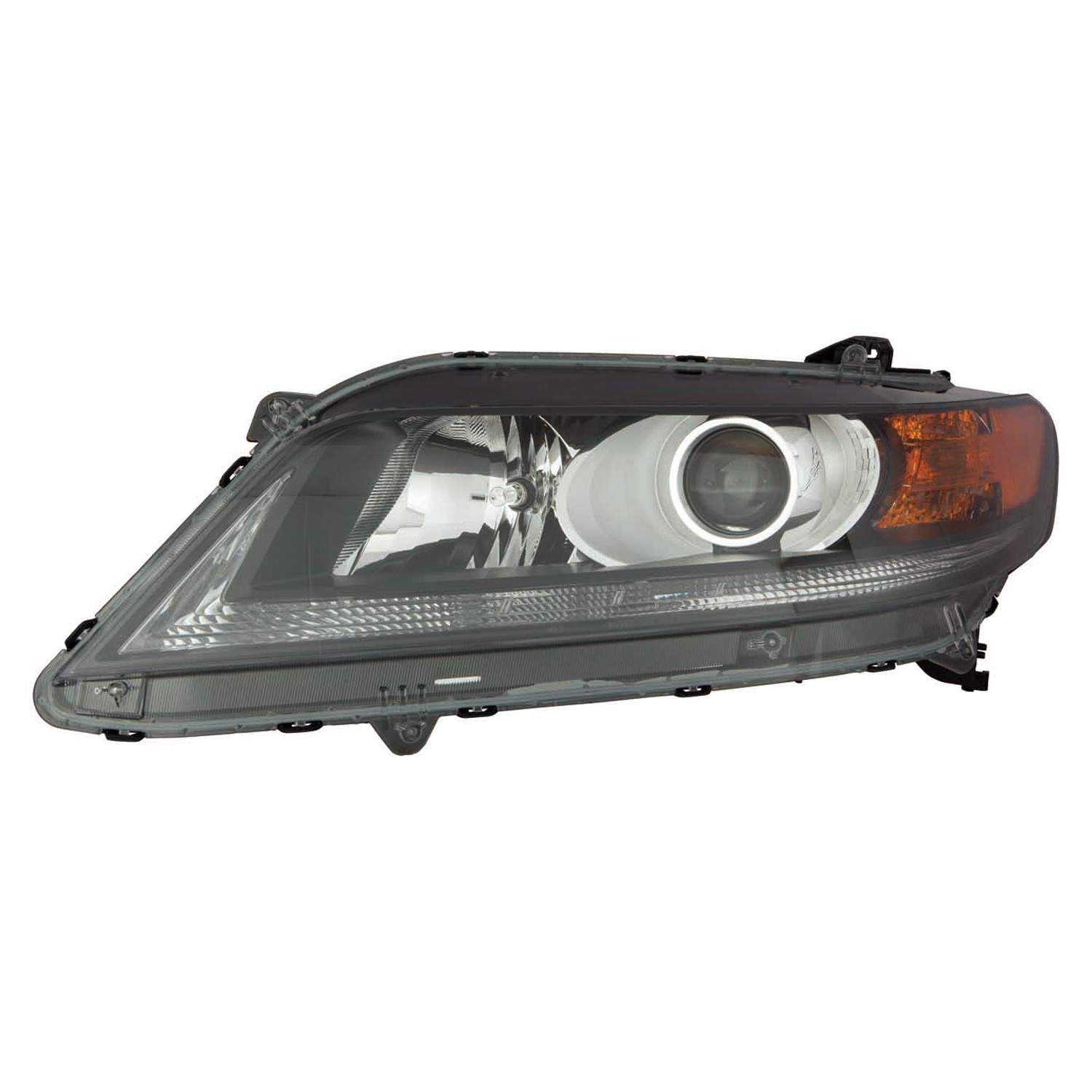 Headlight Assembly Composite Left Halogen w/o LED for Honda Accord Coupe 2013–2015