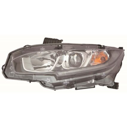 Headlight Assembly Composite Left Halogen CAPA for Honda Civic Sedan Coupe Hatchback 2016–2020