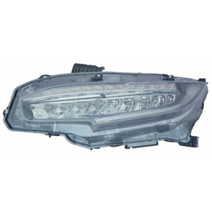 Headlight Assembly Composite Left TYPE R LED CAPA for Honda Civic 2016–2021