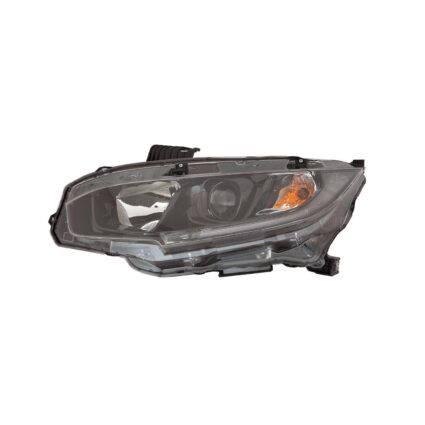 Headlight Assembly Composite Left Halogen for Honda Civic Sedan Coupe 2019–2021