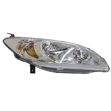 Headlight Assembly Composite Right Includes Side Marker/Park/Signal Lamps w/o Bulbs or Sockets CAPA for Honda Civic Hybrid 2004–2005