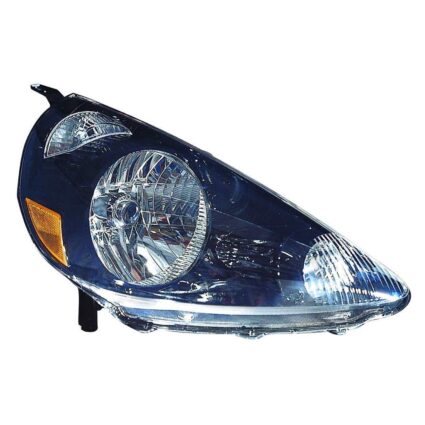Headlight Assembly Composite Right Night Hawk Black Code B92P CAPA for Honda Fit 2007–2008