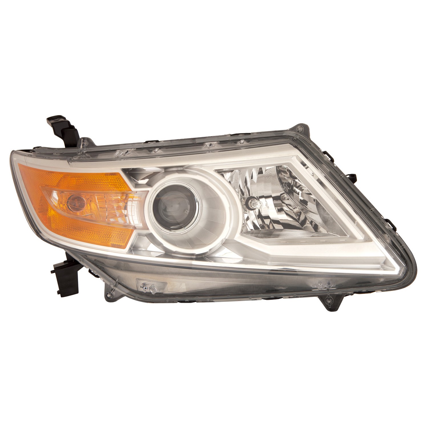 Headlight Assembly Composite Right Halogen CAPA for Honda Odyssey 2011–2013