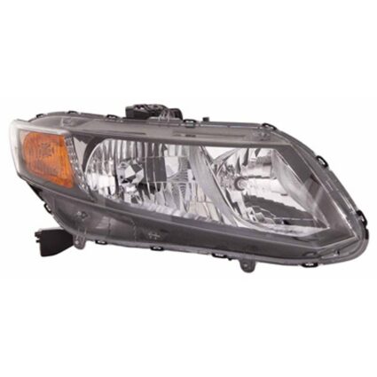Headlight Assembly Composite Right CAPA for Honda Civic Sedan Coupe 2012