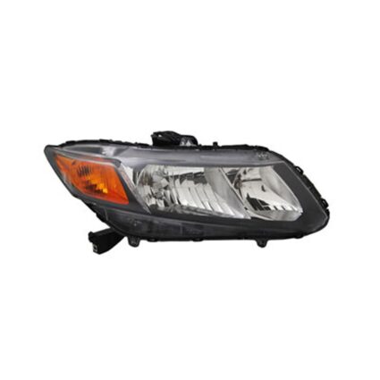 Headlight Assembly Composite Right for Honda Civic Sedan Coupe 2012