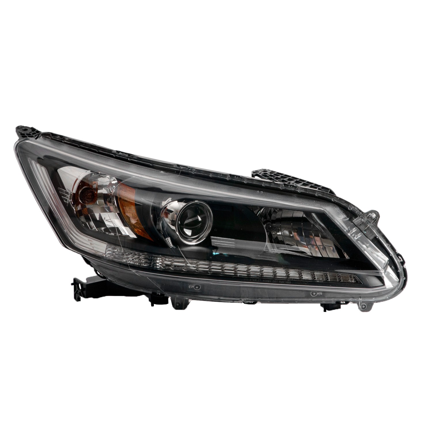 Headlight Assembly Composite Right Halogen for Honda Accord Sedan LX Sport EX EX-L 2013–2015