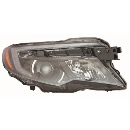 Headlight Assembly Composite Right w/o LED Daytime Running Lamps Halogen CAPA for Honda Pilot Ridgeline