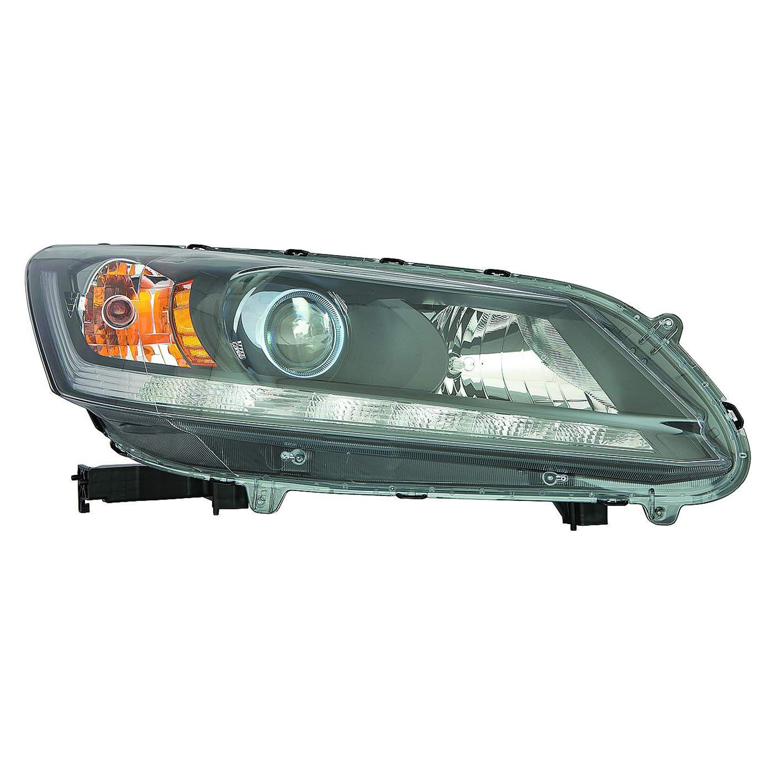 Headlight Assembly Composite Right Halogen CAPA for Honda Accord Hybrid EX-L Hybrid Touring Hybrid 2014–2015