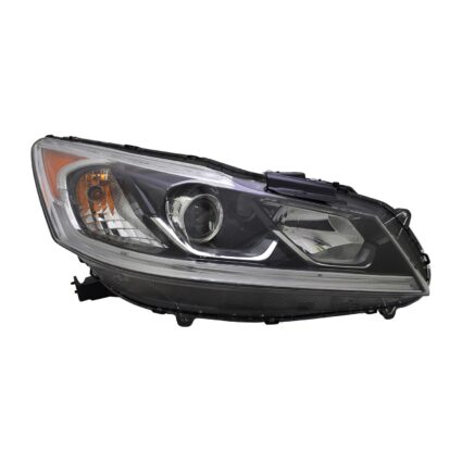 Headlight Assembly Composite Right Halogen w/DRL for Honda Accord Sedan Sport EX EX-L Sport Special Edition SE 2016–2017