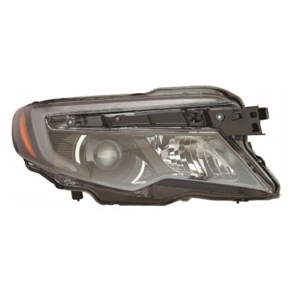 Headlight Assembly Composite Right LED w/Halogen High Beam w/Auto Dimming for Honda Passport Pilot Ridgeline